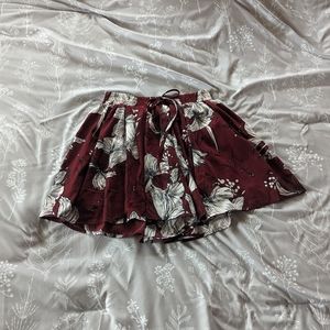 Flare Floral Skirt